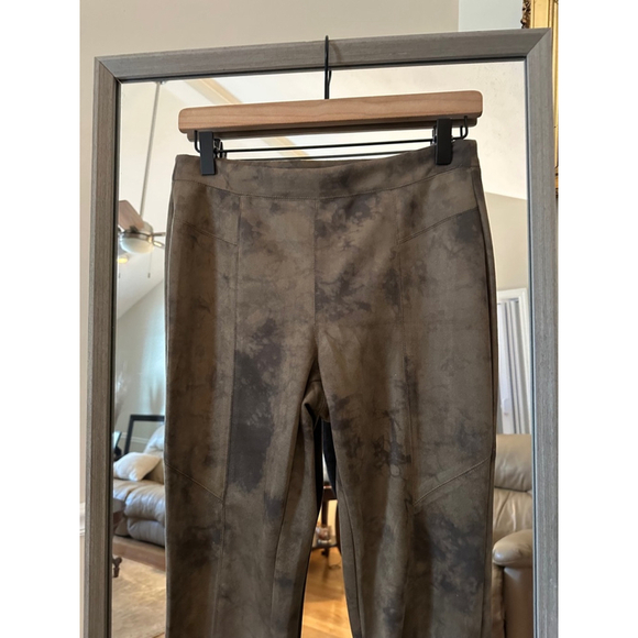 Women's Tahari Pants Size S Brown Faux Leather - Picture 4 of 8